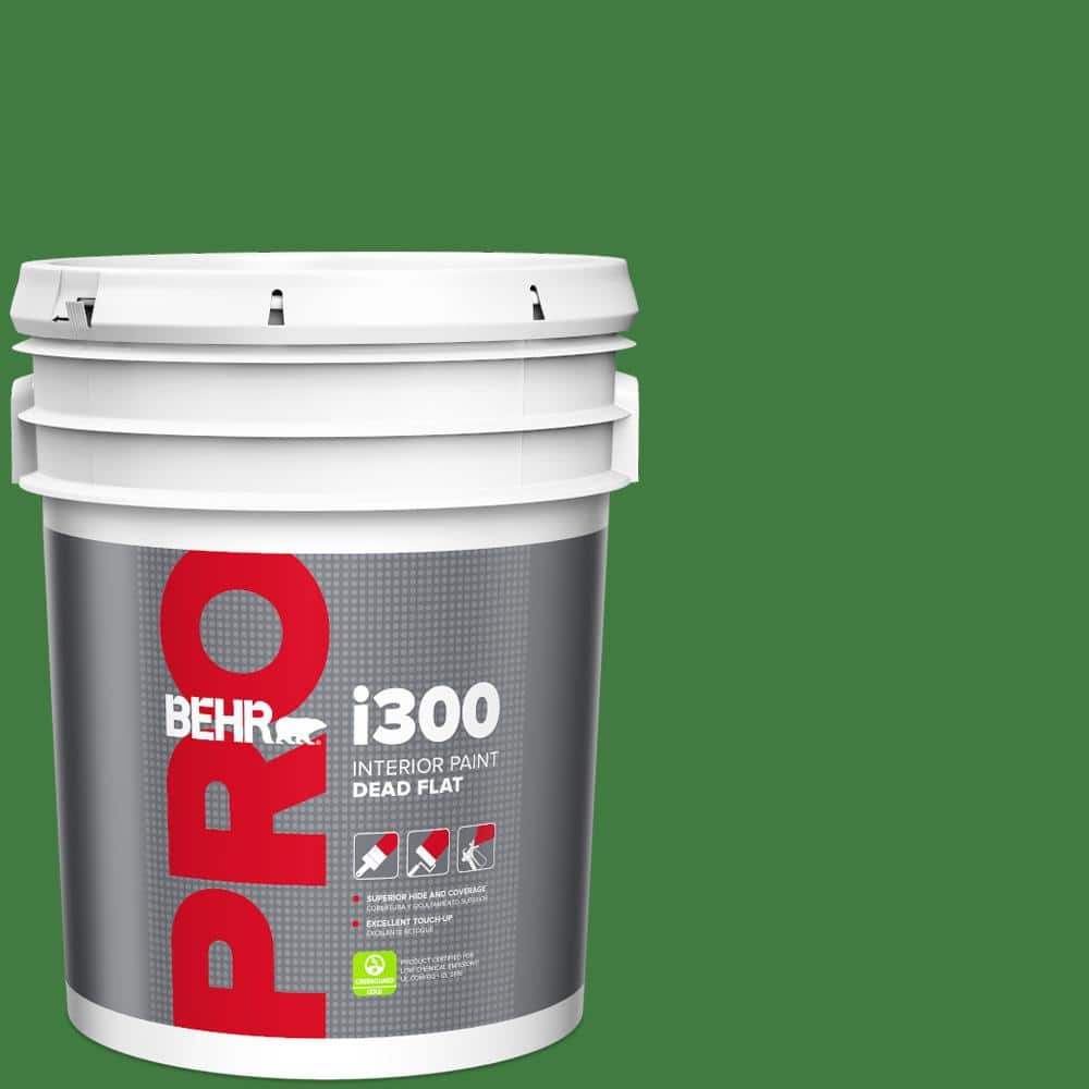 BEHR PRO 5 gal. #M390-7 Hills of Ireland Dead Flat Interior Paint