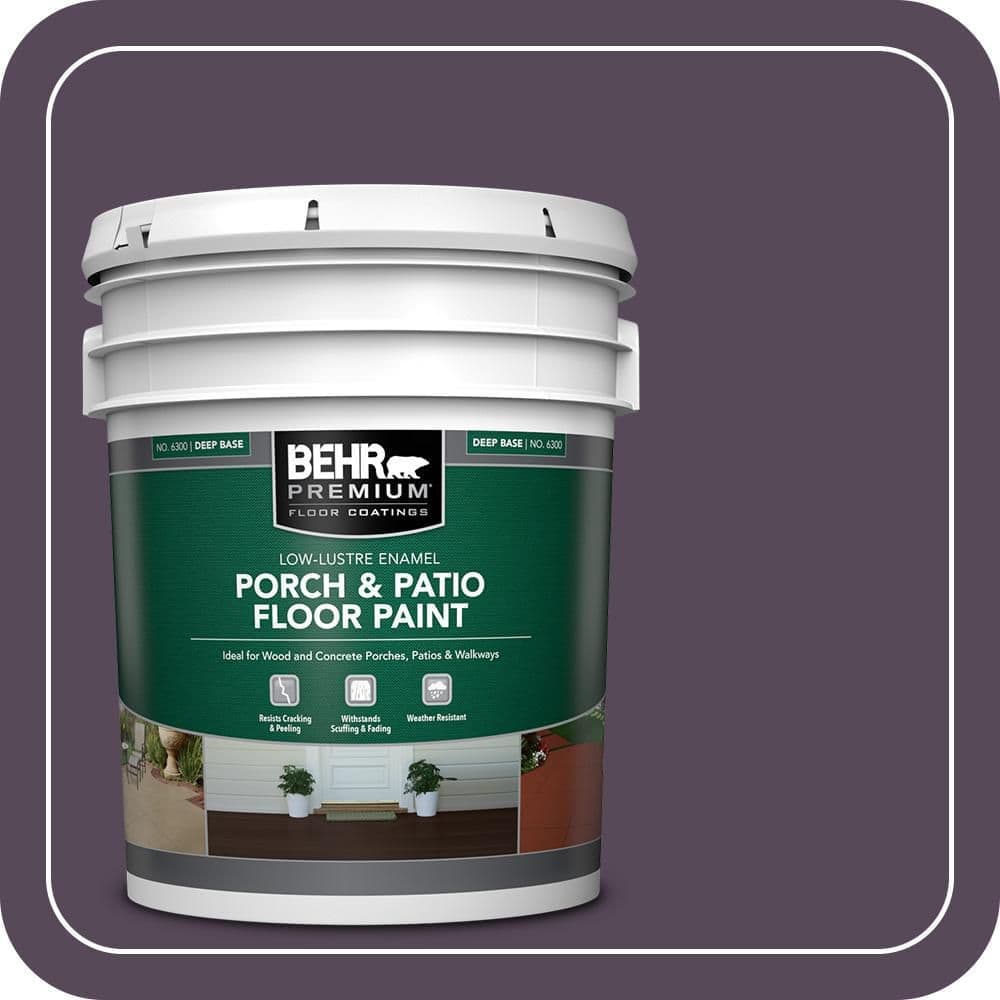 BEHR PREMIUM #M100-7 Low-Lustre Enamel Interior/Exterior Porch and Patio Floor Paint (1)
