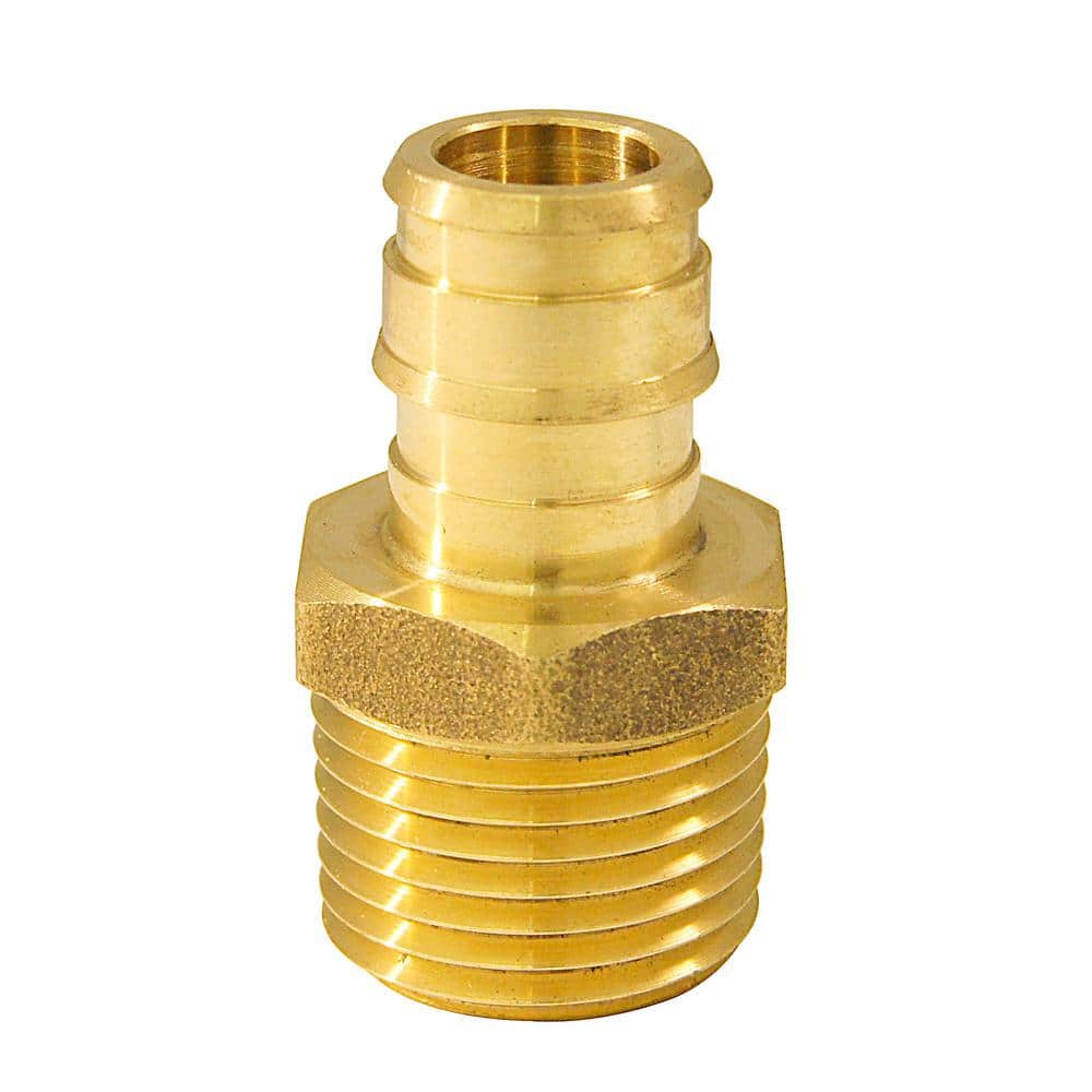 Apollo 1/2 in. Brass PEX-A Barb x 1/2 in. MNPT Male Adapter (3)