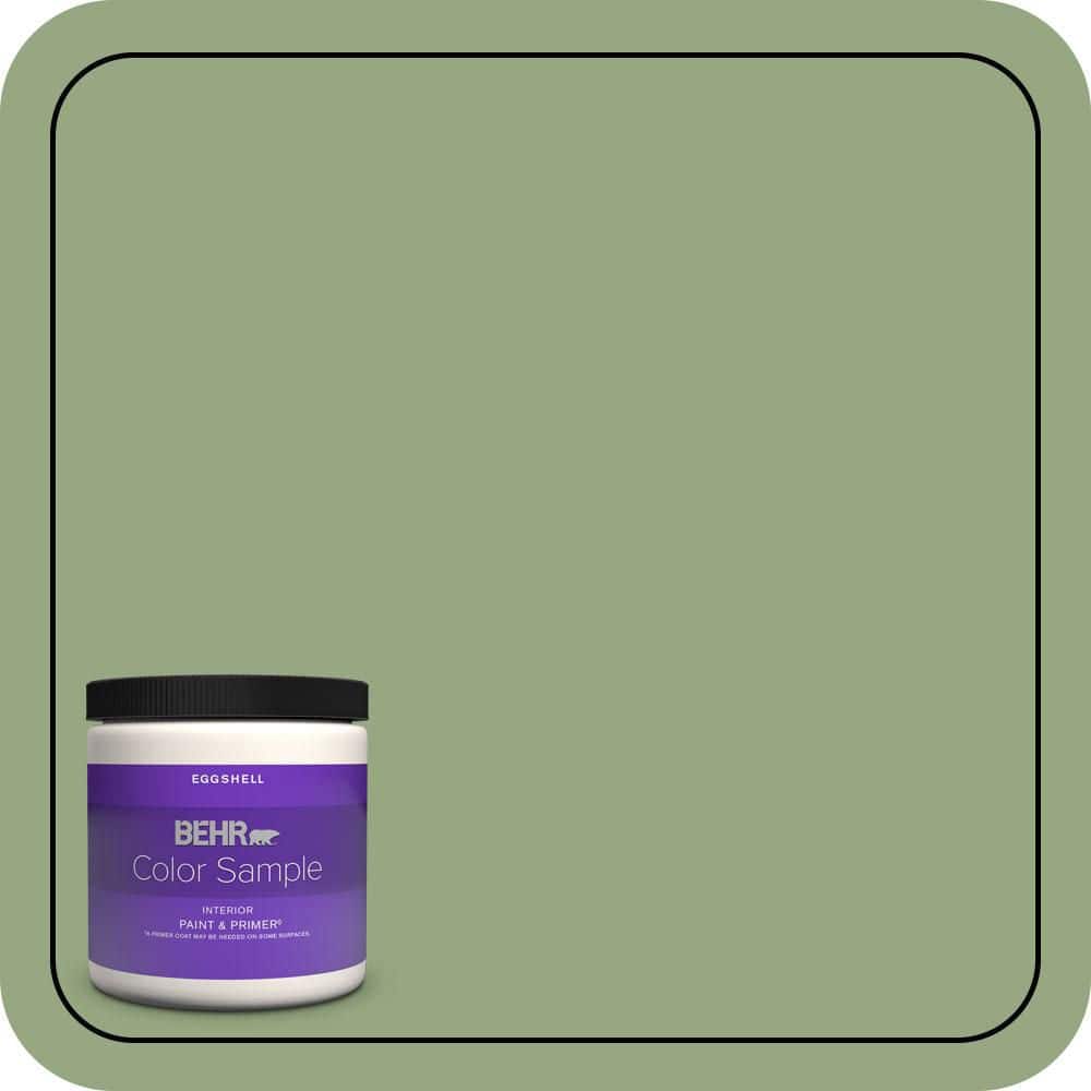 BEHR PREMIUM PLUS #M380-5 Hillside Grove Enamel & Primer Color Sample