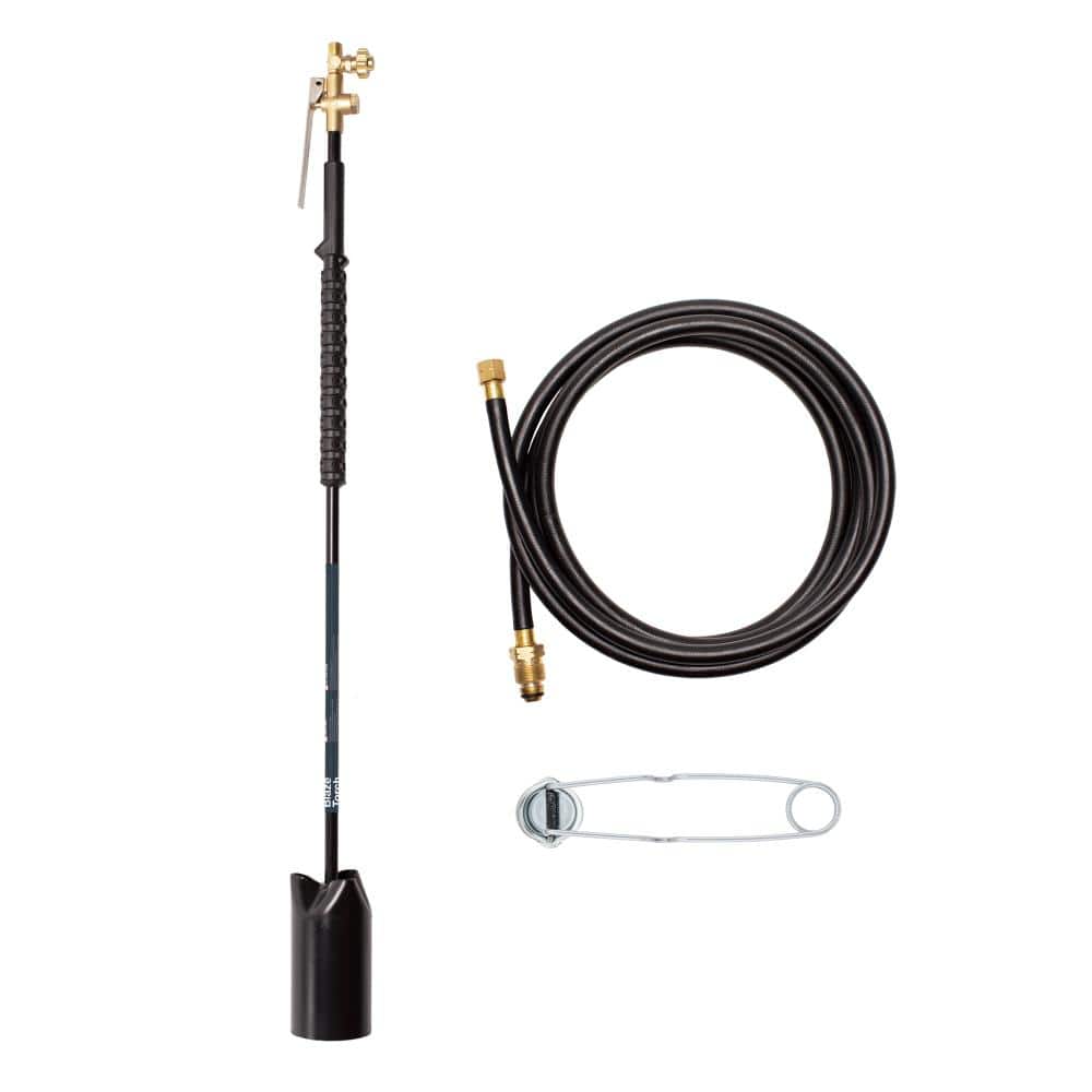 Bernzomatic Firestarter Blaze Torch Compatible with 20 lb. Propane Tank with Adjustable Wide Brush Flame and Spark Lighter