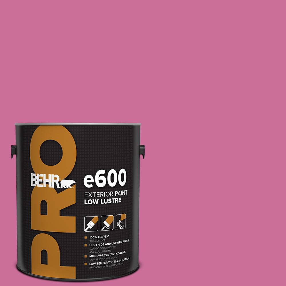 BEHR PRO 1 gal. #100B-6 Fuchsia Kiss Low Luster Exterior Paint