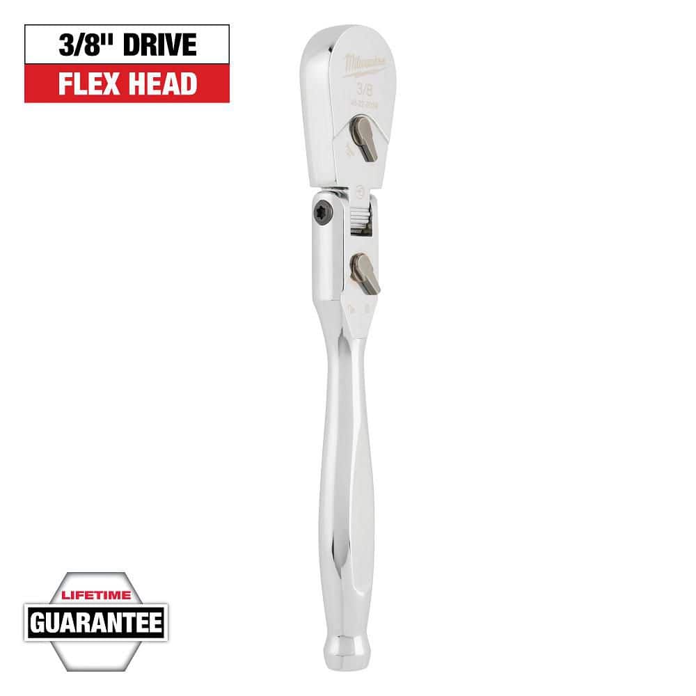 Milwaukee 3/8 in. Drive 9 in. Flex Head Ratchet (1)