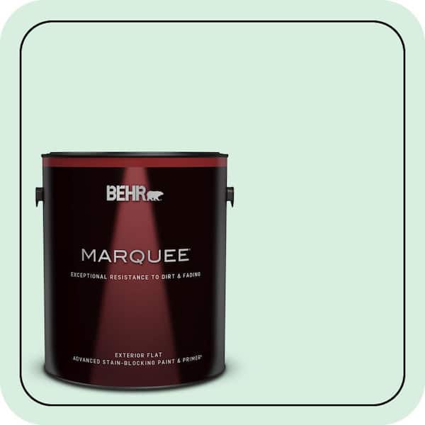 BEHR MARQUEE 1 gal. #P410-1 Pondscape Flat Exterior Paint & Primer (2)