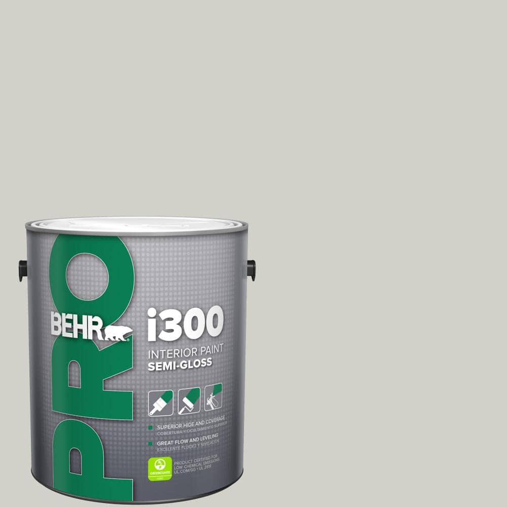 BEHR PRO 1 gal. #HDC-NT-17G Polar Fox Semi-Gloss Interior Paint
