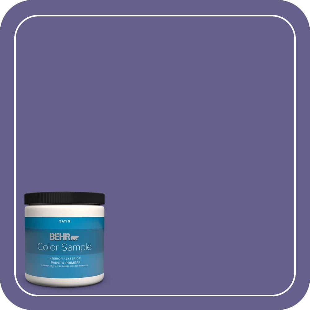 BEHR PREMIUM PLUS #S-G-630 Majestic Purple Enamel Low Odor & Primer (1)