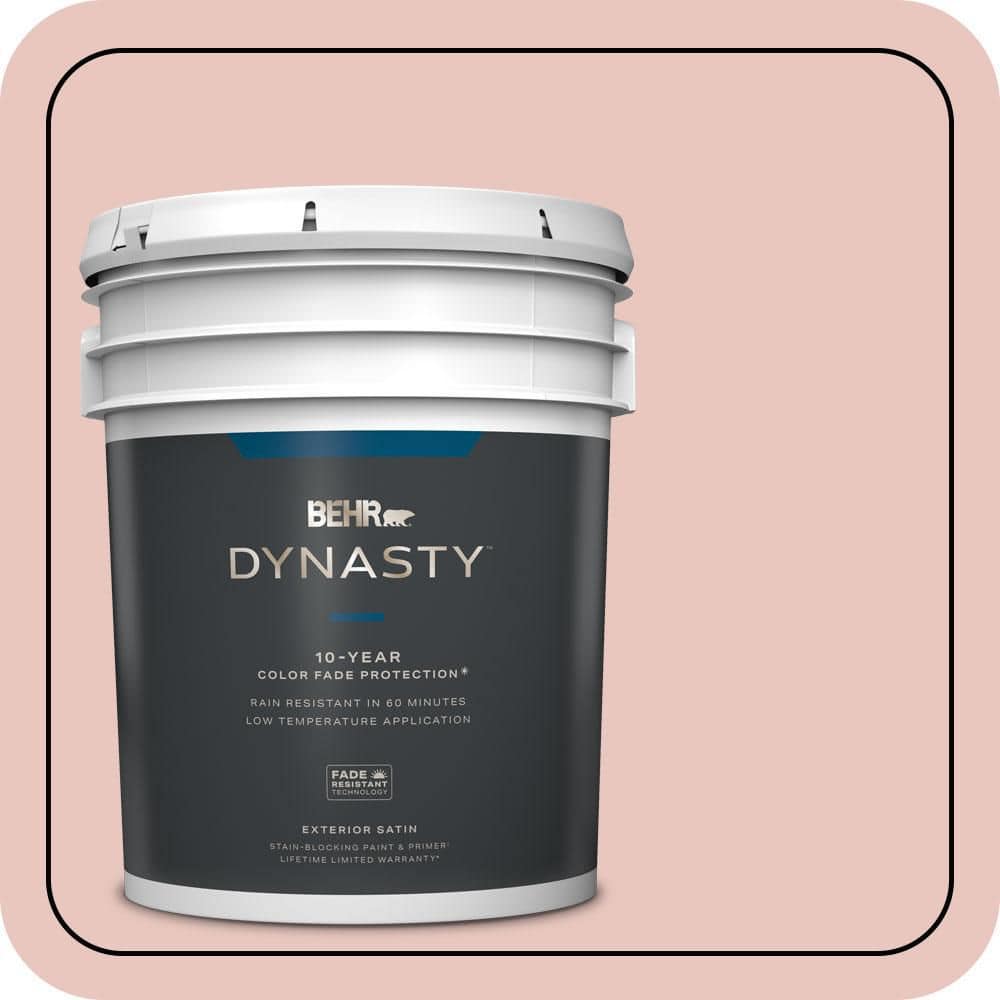 BEHR DYNASTY 5 gal. #S160-1 Iced Cherry Satin Enamel Exterior Stain-Blocking Paint & Primer