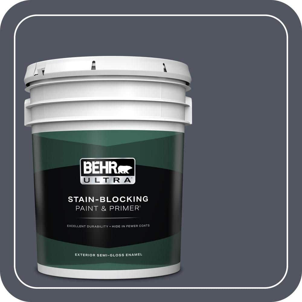BEHR ULTRA 5 gal. #MQ5-6 Ball Gown Semi-Gloss Enamel Exterior Paint & Primer