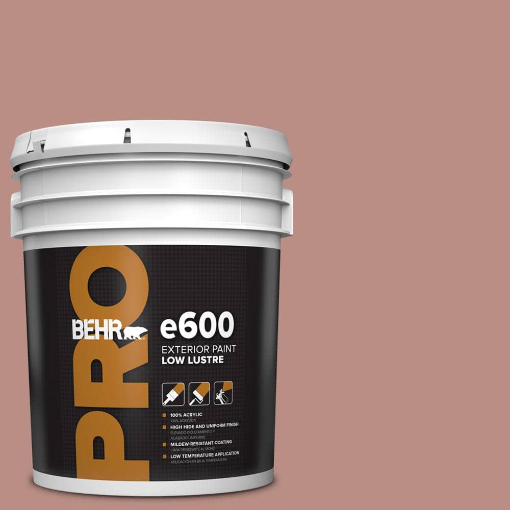 BEHR PRO 5 gal. #170F-5 Brick Dust Low Luster Exterior Paint