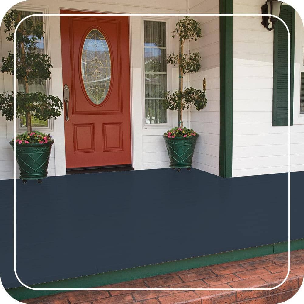 BEHR PREMIUM #570F-7 Low-Lustre Enamel Interior/Exterior Porch and Patio Floor Paint (2)