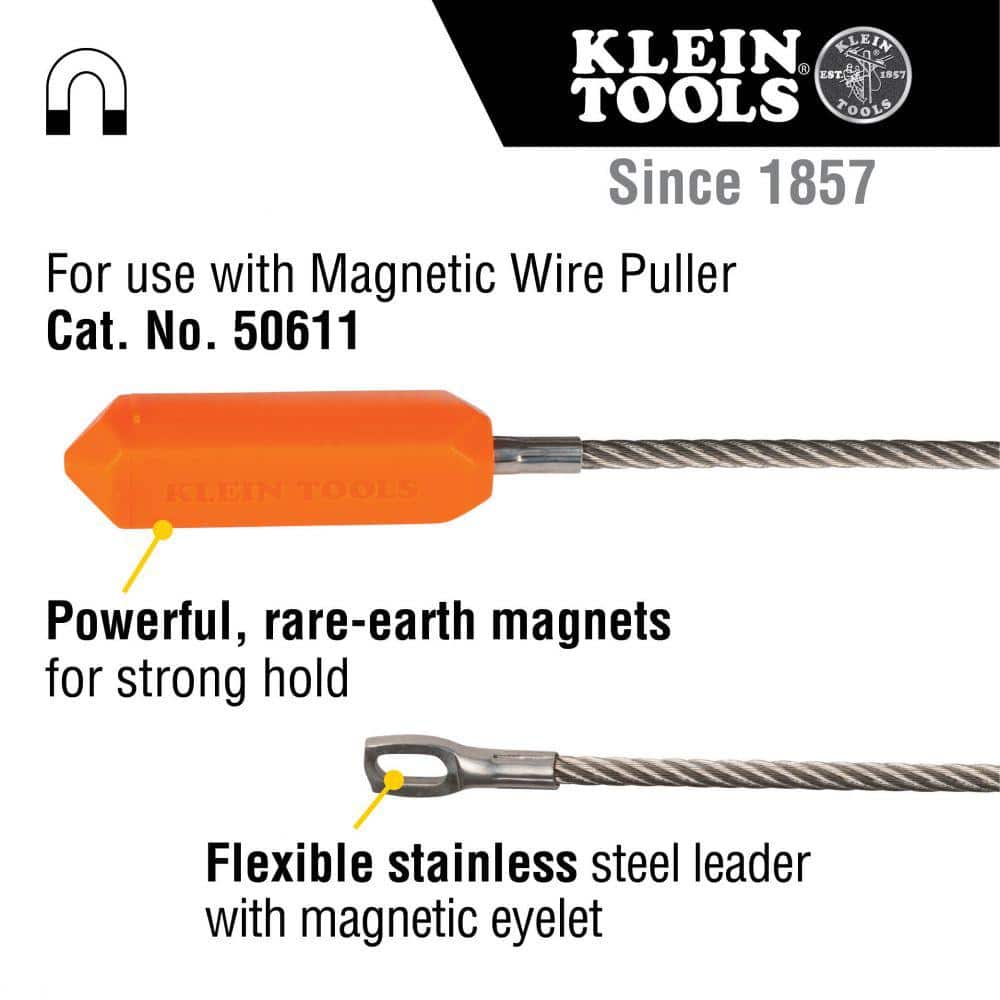 Klein Tools Magnetic Wire Puller Replacement Leader (2)