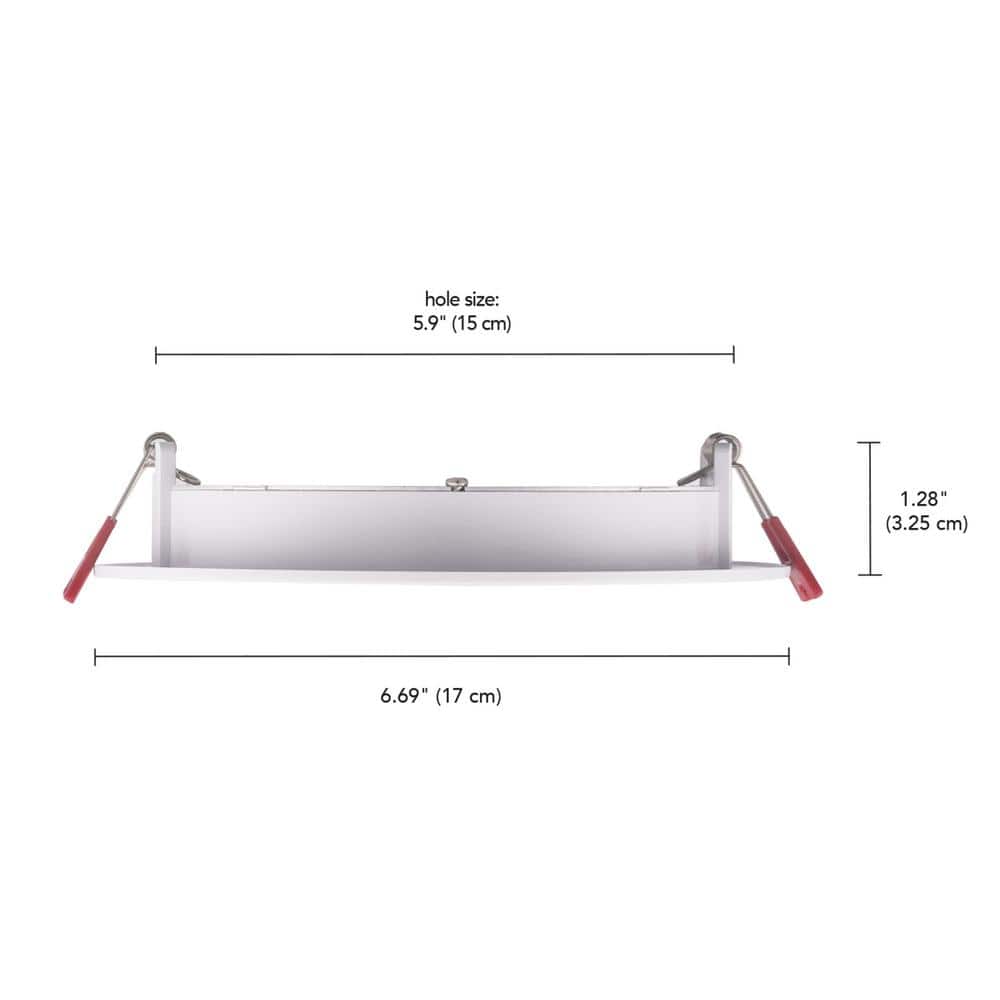 Commercial Electric 12-Pack 6 in. Pro Value Series Integrated LED Adjustable CCT Canless Recessed Light, Kitchen Bathroom Living Room, White (3)