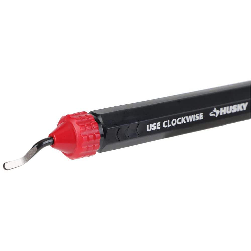 Husky Swivel Blad Deburring Tool with Quick Release Cap and Blade Storage (4)