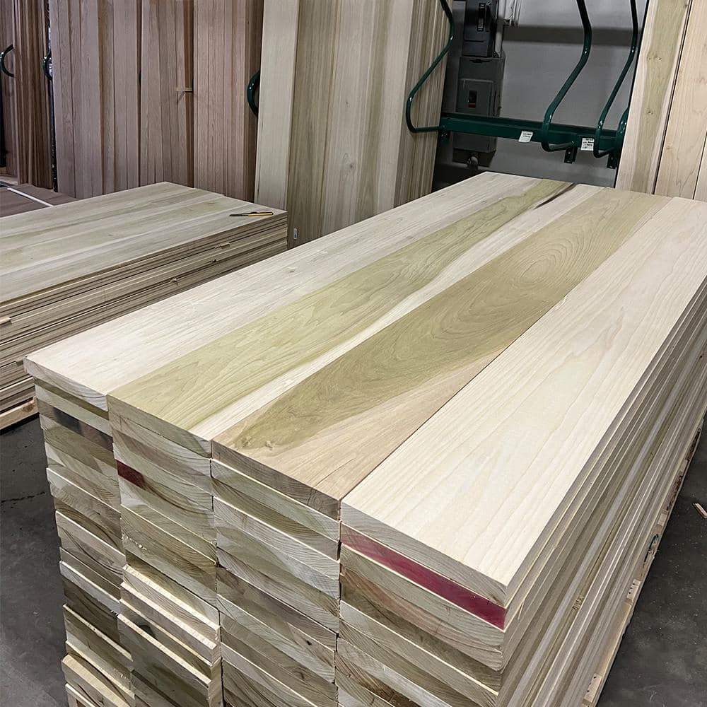 Swaner Hardwood 2 in. x 12 in. x 8 ft. Poplar S4S Board (2)