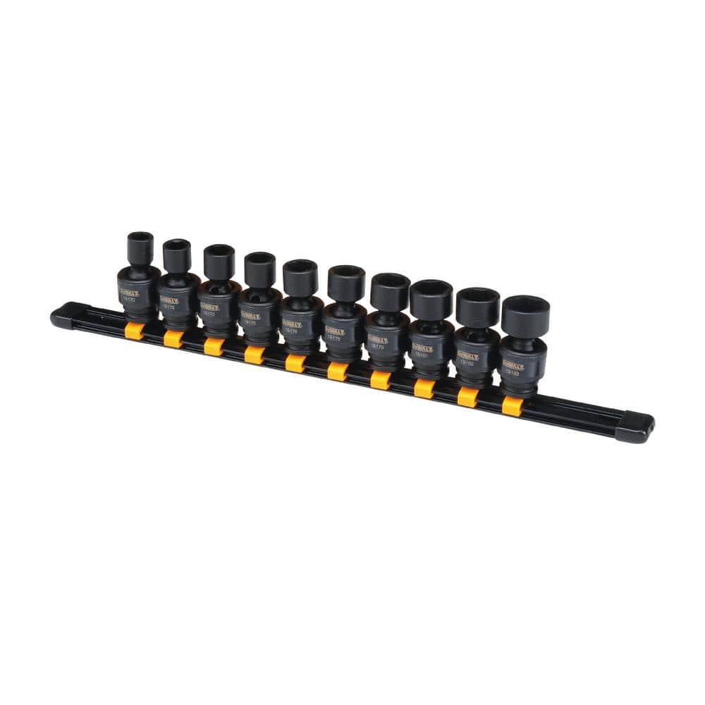 DEWALT 3/8 in. Drive Metric Impact Socket Set (10-Piece) (1)