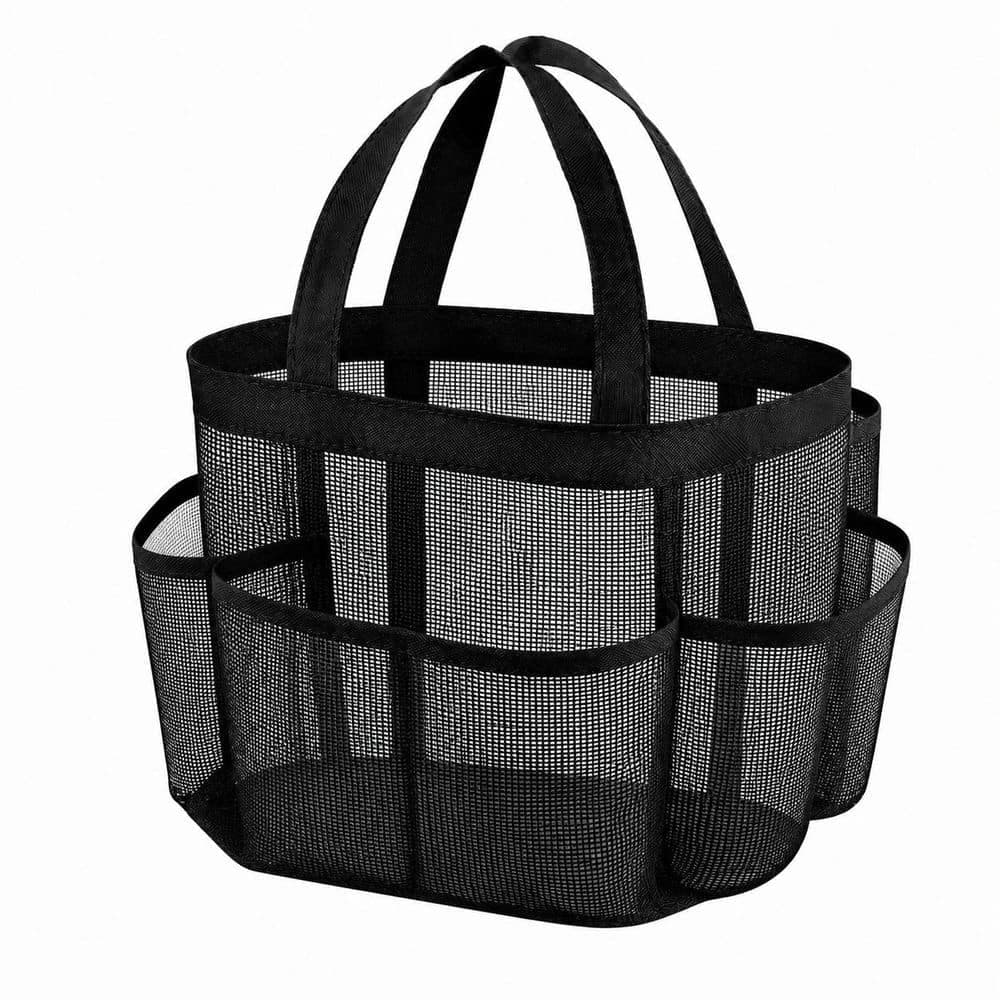 Unbranded Mesh Shower Caddy Tote Bag 8 Pockets Quick Dry Hanging Organizer for College Dorm Gym and Pool Bathroom (1)