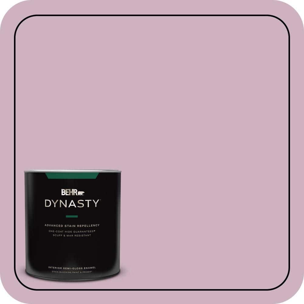 BEHR DYNASTY 1 qt. #S120-3 Candlelight Dinner Semi-Gloss Enamel Interior Stain-Blocking Paint and Primer