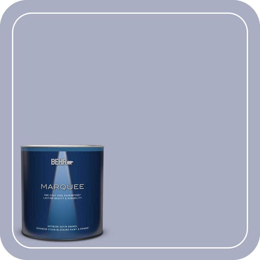 BEHR MARQUEE 1 qt. #MQ5-13 Upscale One-Coat Hide Satin Enamel Interior Paint & Primer
