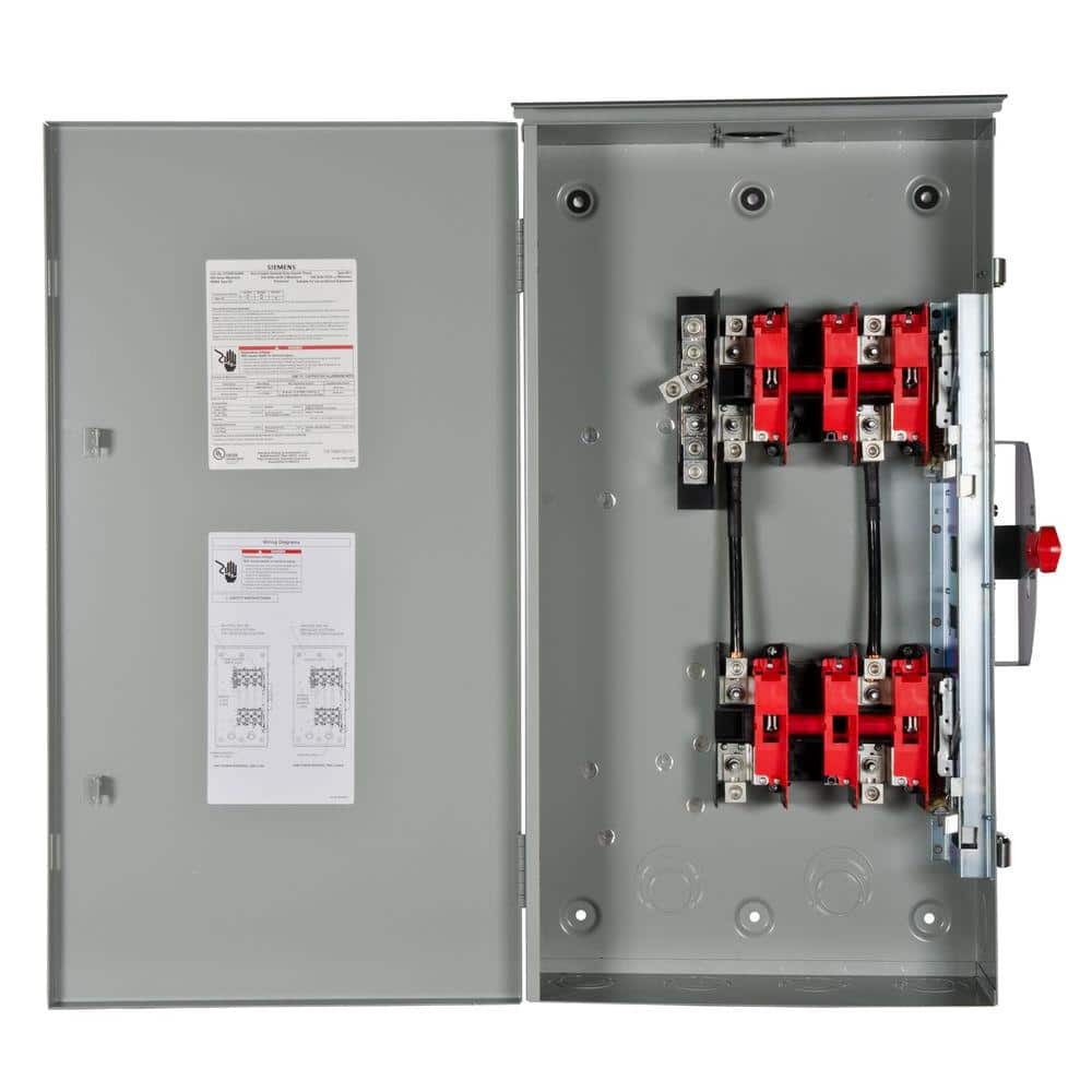 Siemens General Duty Double Throw 200 Amp 240-Volt 2-Pole Outdoor Non-Fusible Safety Switch (2)
