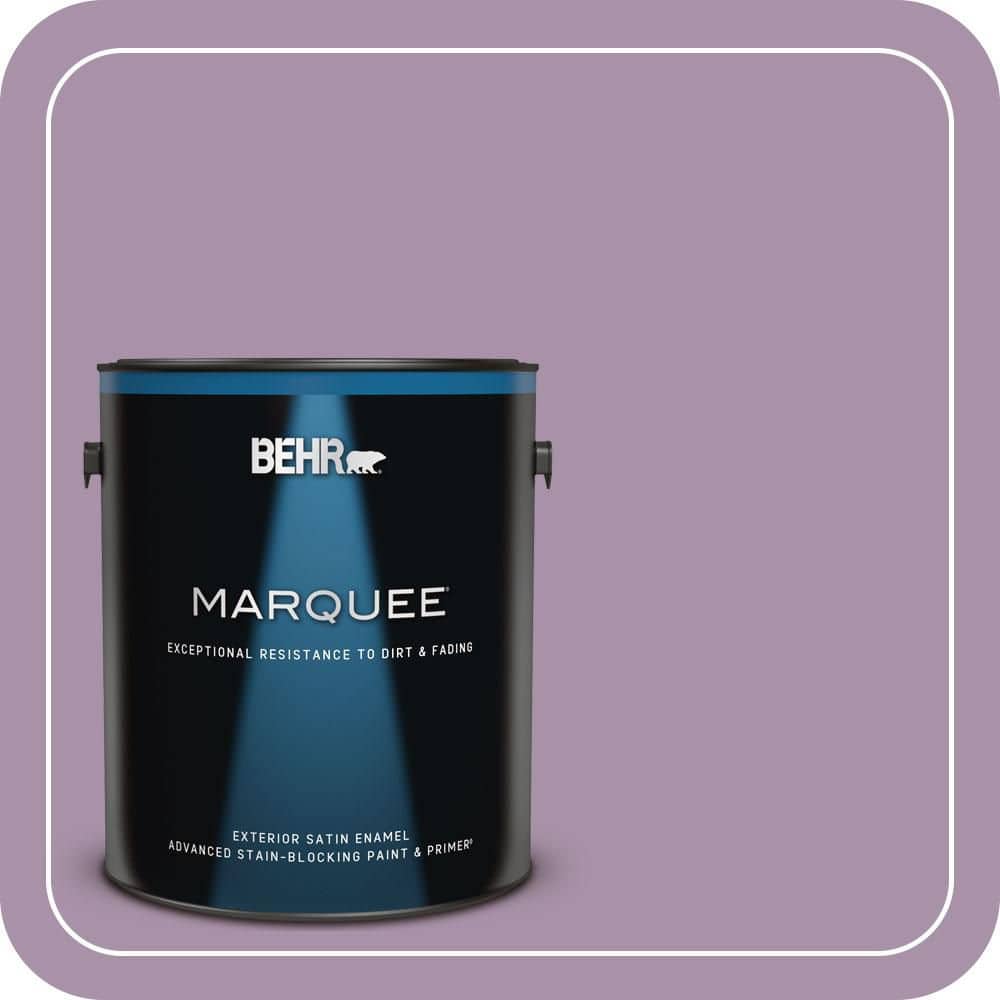 BEHR MARQUEE 1 gal. #670D-5 Garden Flower Satin Enamel Exterior Paint & Primer