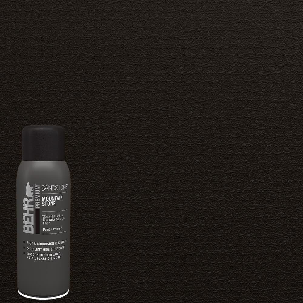 BEHR PREMIUM 12 oz. Mountain Stone Flat Interior/Exterior Spray Paint