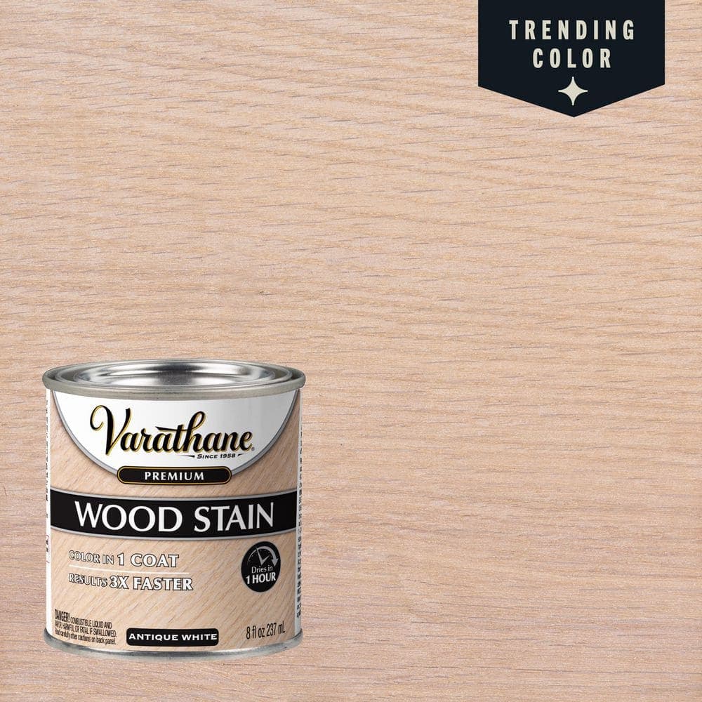 Varathane 8 oz. Antique White Premium Fast Dry Interior Wood Stain