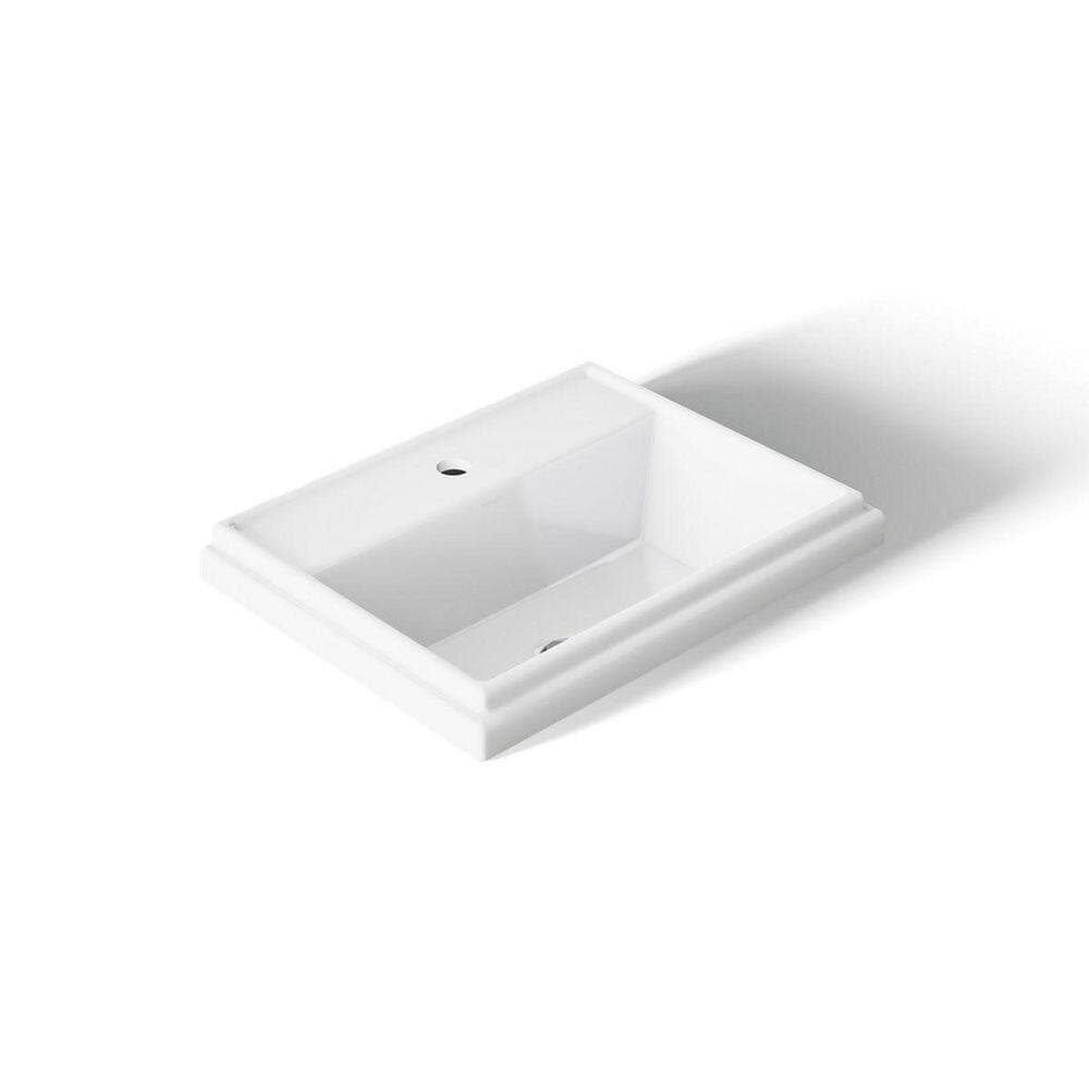 KOHLER Tresham 16.56 in. Drop-In Bathroom Sink Vitreous China (2)
