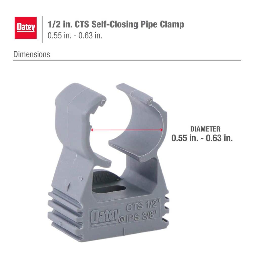 Oatey Plastic Pipe Hanger for 1/2 in. CTS (3)