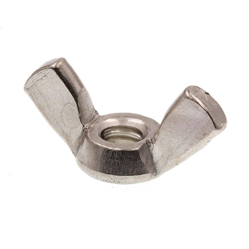 Prime-Line #10-24 Grade 18-8 Stainless Steel Wing Nuts Cold-Forged (10-Pack)