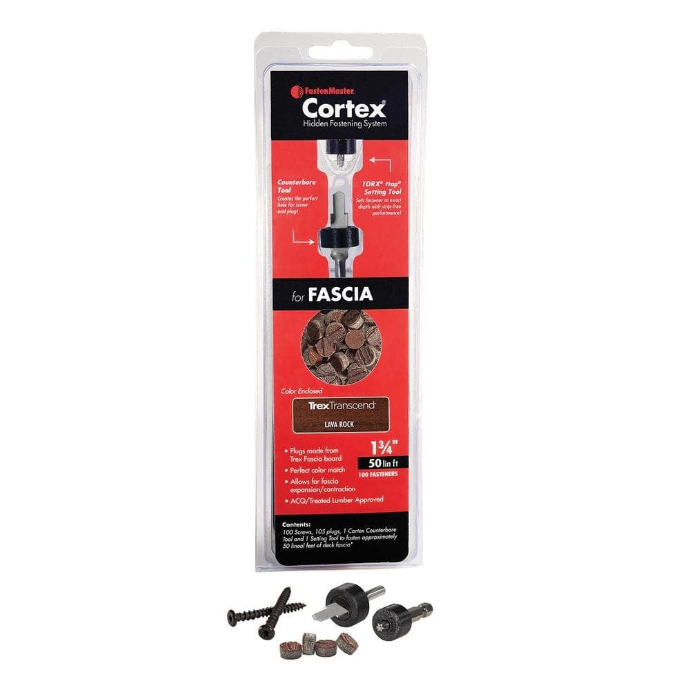 FastenMaster Cortex 1-3/4 in. Fascia Screws w/ Plugs TORX Tap (1)
