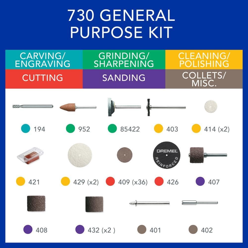 Dremel General Purpose Accessory Micro Kit (52-Piece) (3)