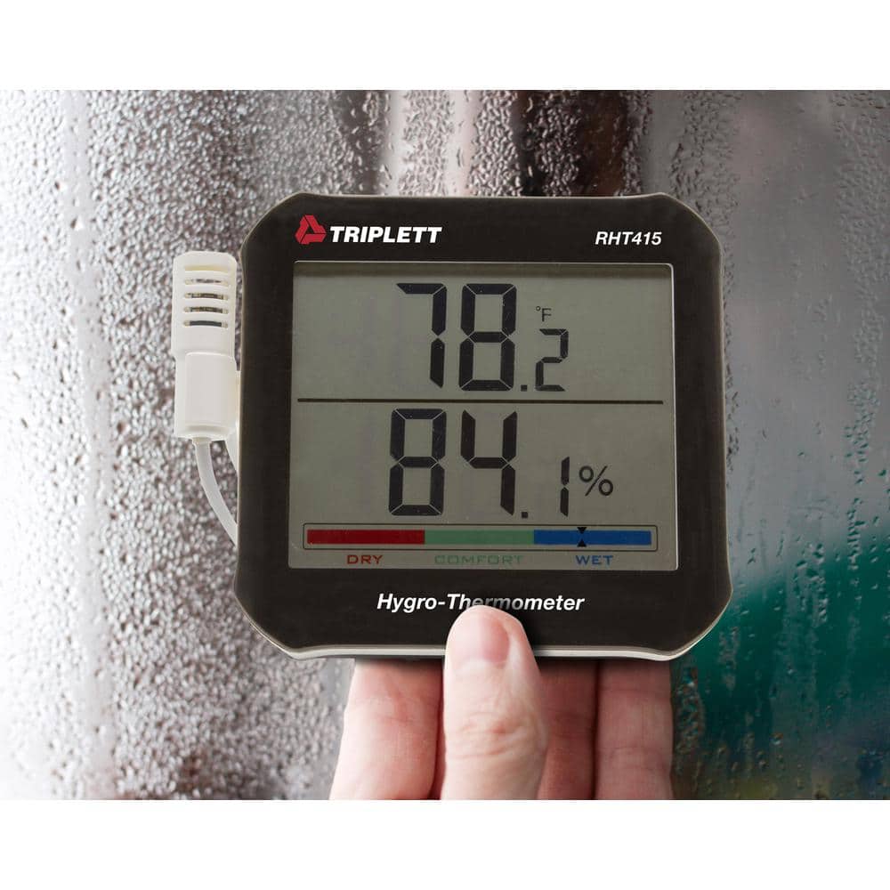 TRIPLETT Hygro-Thermometer with Remote Probe and Cert. of Traceability to NIST (2)