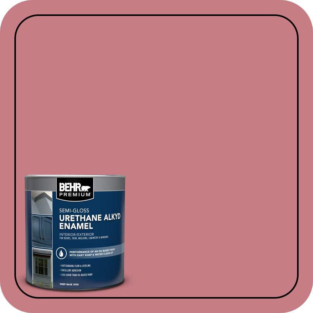 BEHR PREMIUM 1 qt. #M150-5 Enamored Semi-Gloss Enamel Urethane Alkyd Interior/Exterior Paint (1)