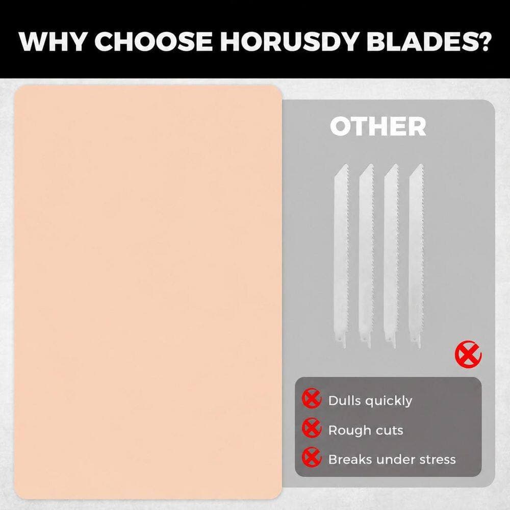 LAIFUCAM Bi-Metal and High Carbon Steel Reciprocating Saw Blades Set with Storage Case for Wood Metal Cutting 10-Piece (3)