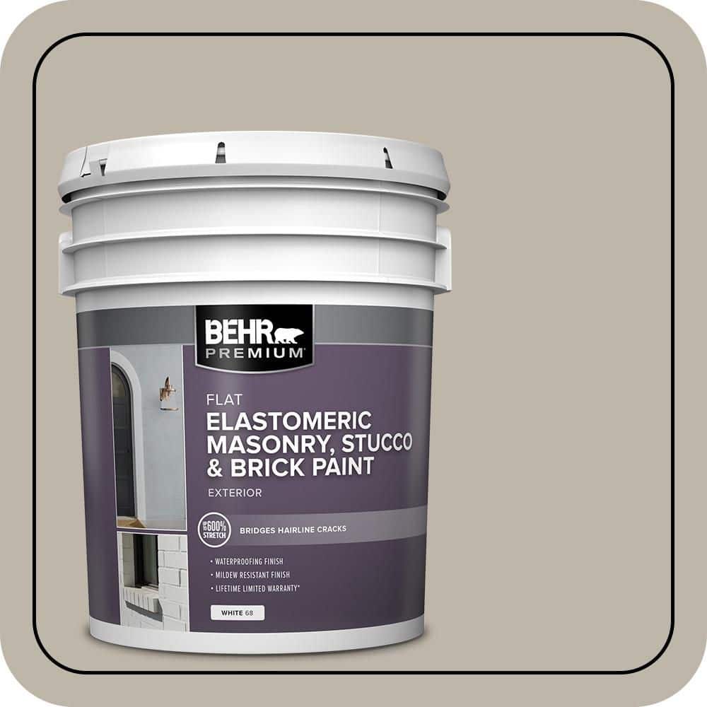 BEHR PREMIUM 5 gal. #MS-49 Silverado Spur Elastomeric Masonry, Stucco and Brick Exterior Paint (1)