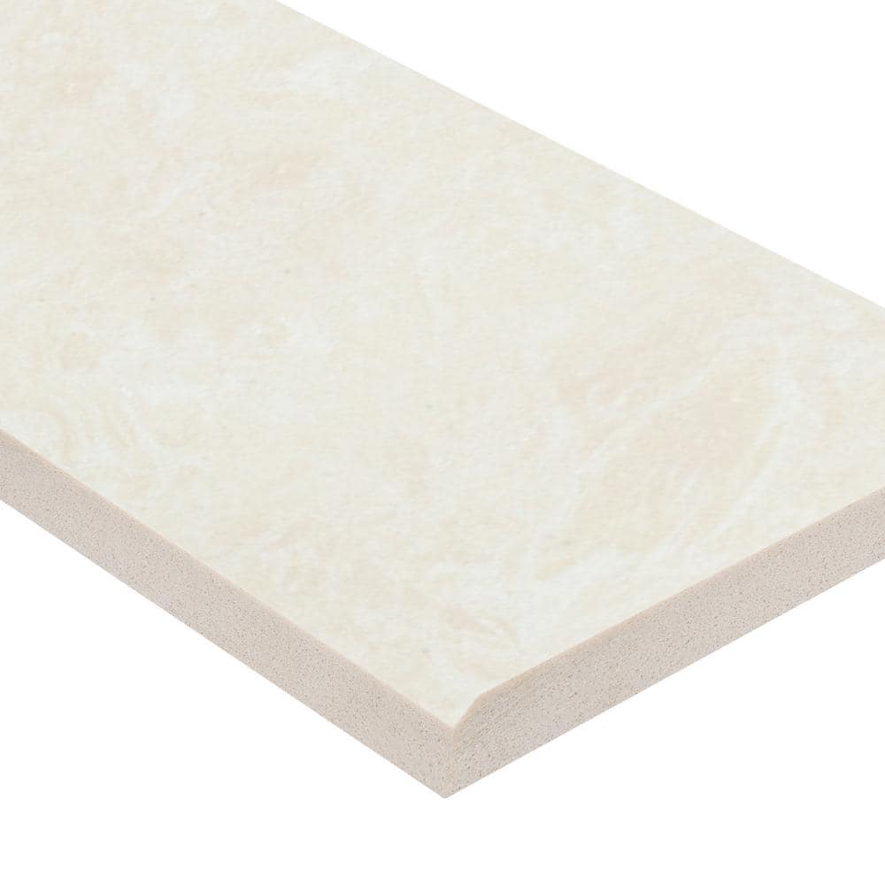 MSI Cream 6 in. x 73 in. Polished Engineered Marble Single Beveled Threshold Tile (6.08 lin. ft./Each) (2)