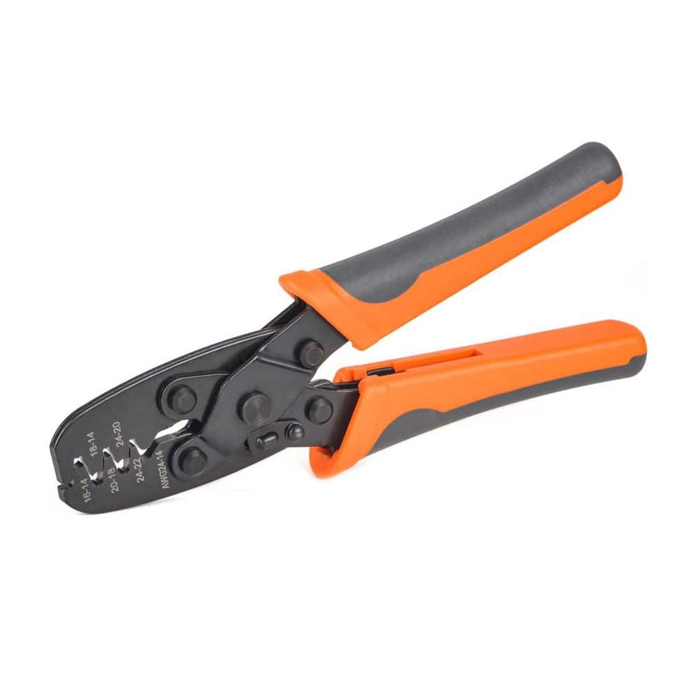 Unbranded Open Barrel Terminal Crimping Tool for Deutsch Stamped Terminals Size 16 AWG 24-14 Wire Range 1 Piece