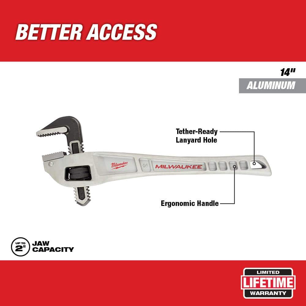 Milwaukee Aluminum Offset Pipe Wrench (3)