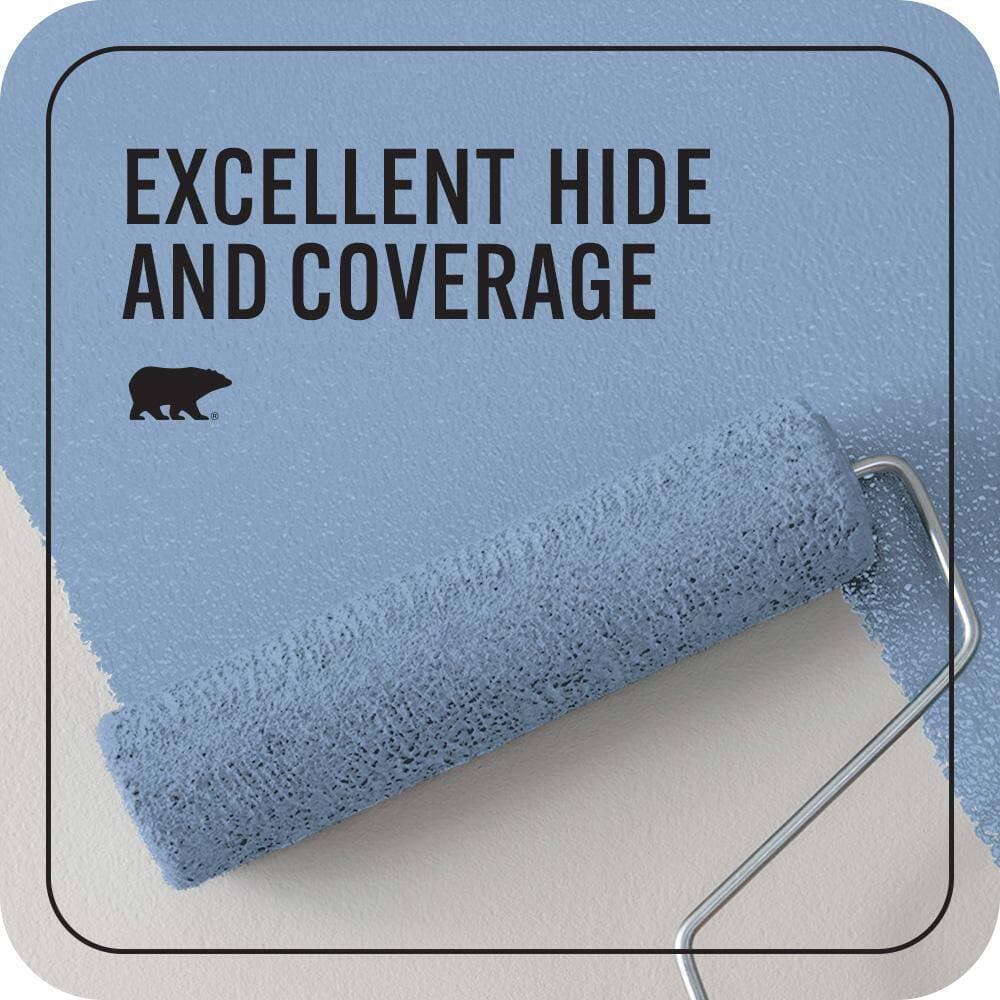 BEHR PREMIUM PLUS #590D-4 Romantic Isle Enamel EcoMix Plant-Based & Primer (2)