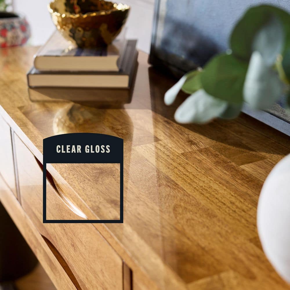 Varathane 1 qt. Clear Gloss 275 VOC Oil-Based Interior Polyurethane (2-Pack) (2)