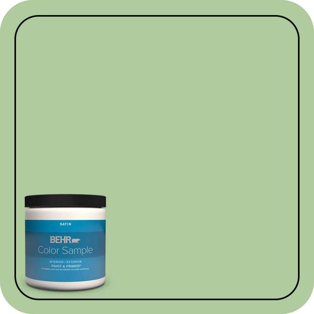 BEHR PREMIUM PLUS #440D-4 Desert Cactus Enamel Low Odor & Primer (1)