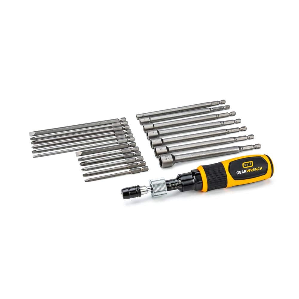GEARWRENCH 1/4 in. Drive Torque Screwdriver Set 10-50 in/lbs. with Case(20-Piece) (3)
