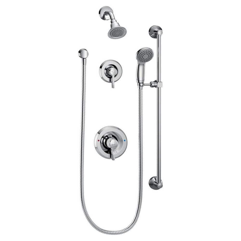 MOEN Commercial 1-Handle Shower Trim in Chrome (1)