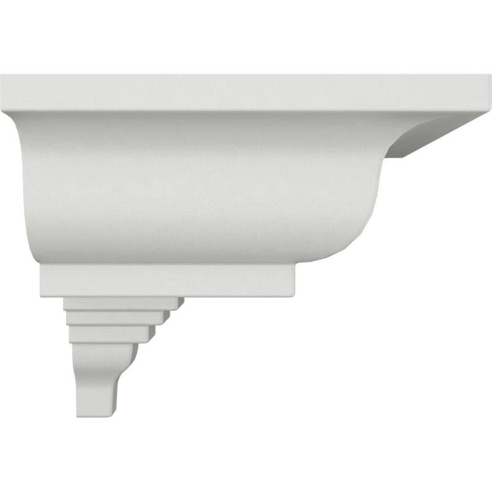 Ekena Millwork 4-1/2 in. x 4-1/2 in. x 3-7/8 in. Urethane Outside Corner Moulding, Matches Moulding (2)