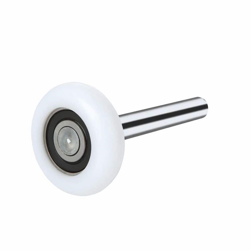 Unbranded 1.8 in. Flat Round Quiet Nylon Garage Door Roller Heavy Duty Sealed Ball Bearing for Overhead Door 10 Pack (3)