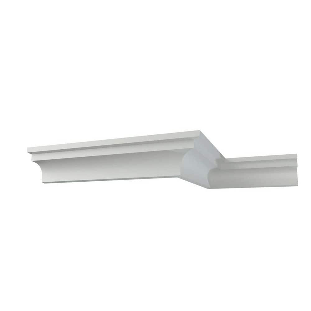 Ekena Millwork Lily 1.75 in. D x 2.75 in. W x 94.5 in. L Polyurethane Crown Moulding (1)