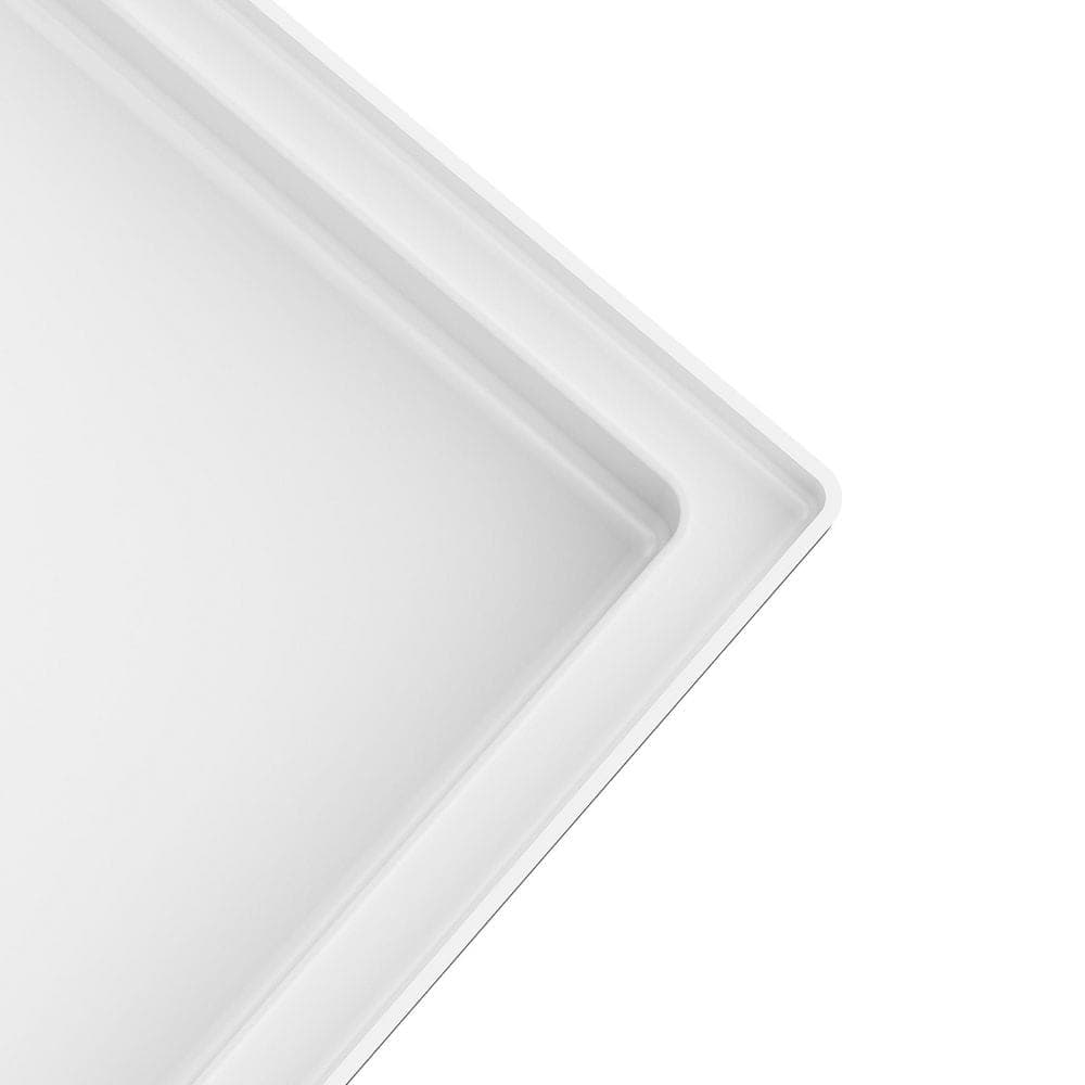 DreamLine Accessible Living 60 in. L x 33 in. W Alcove Shower Pan Base with Left Drain in White (2)