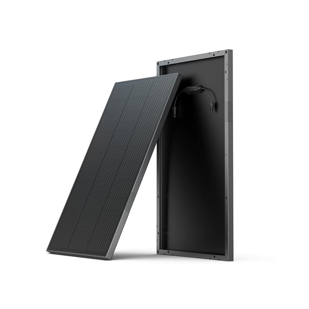 EcoFlow 2 Pcs 100-Watt Monocrystalline Silicon Rigid Solar Panel for Power Station/Generator, IP68