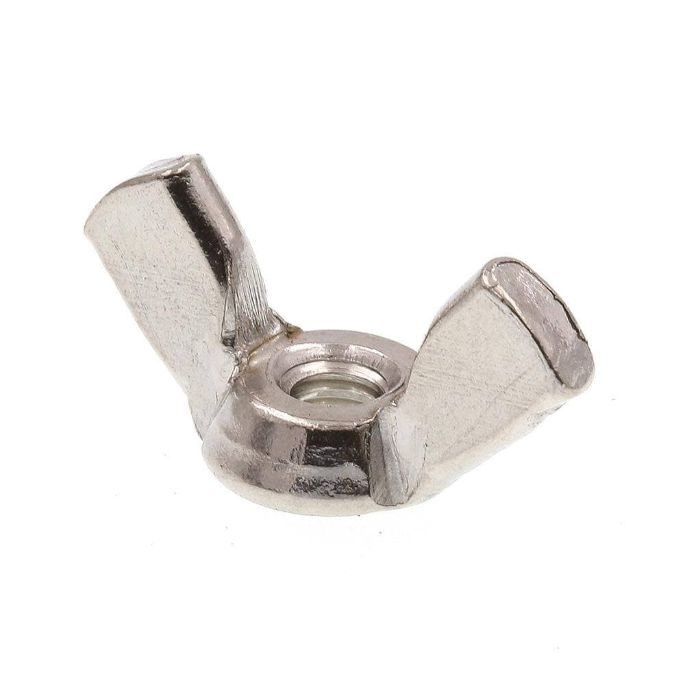 Prime-Line #8-32 Grade 18-8 Stainless Steel Cold-Forged Wing Nuts (25-Pack)