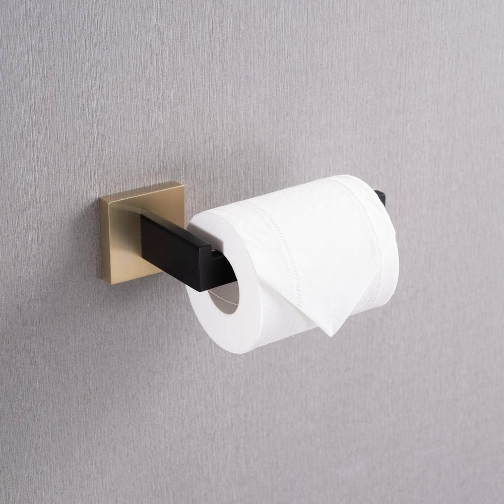 GQB 4-Piece Bath Hardware Set with . Towel Rack, Towel Hook, Toilet Paper Holder (4)